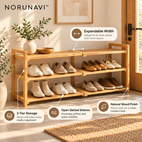 Norunavi™ Cove Expandable Shoe Organizer
