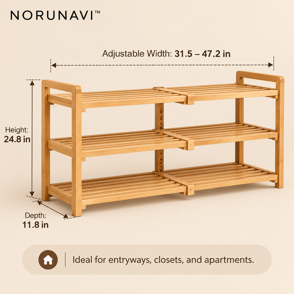 Norunavi™ Cove Expandable Shoe Organizer