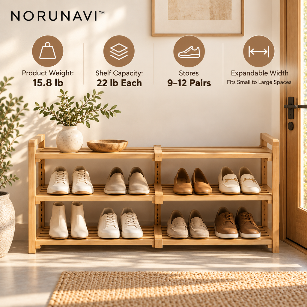 Norunavi™ Cove Expandable Shoe Organizer