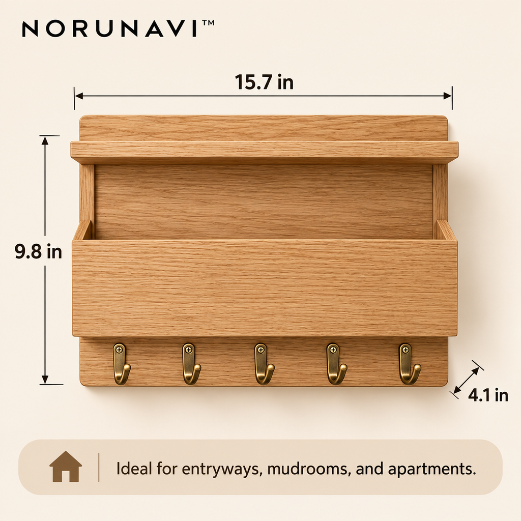 Norunavi™ KeyNest Wall Organizer