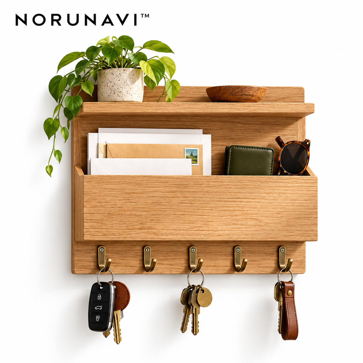 Norunavi™ KeyNest Wall Organizer