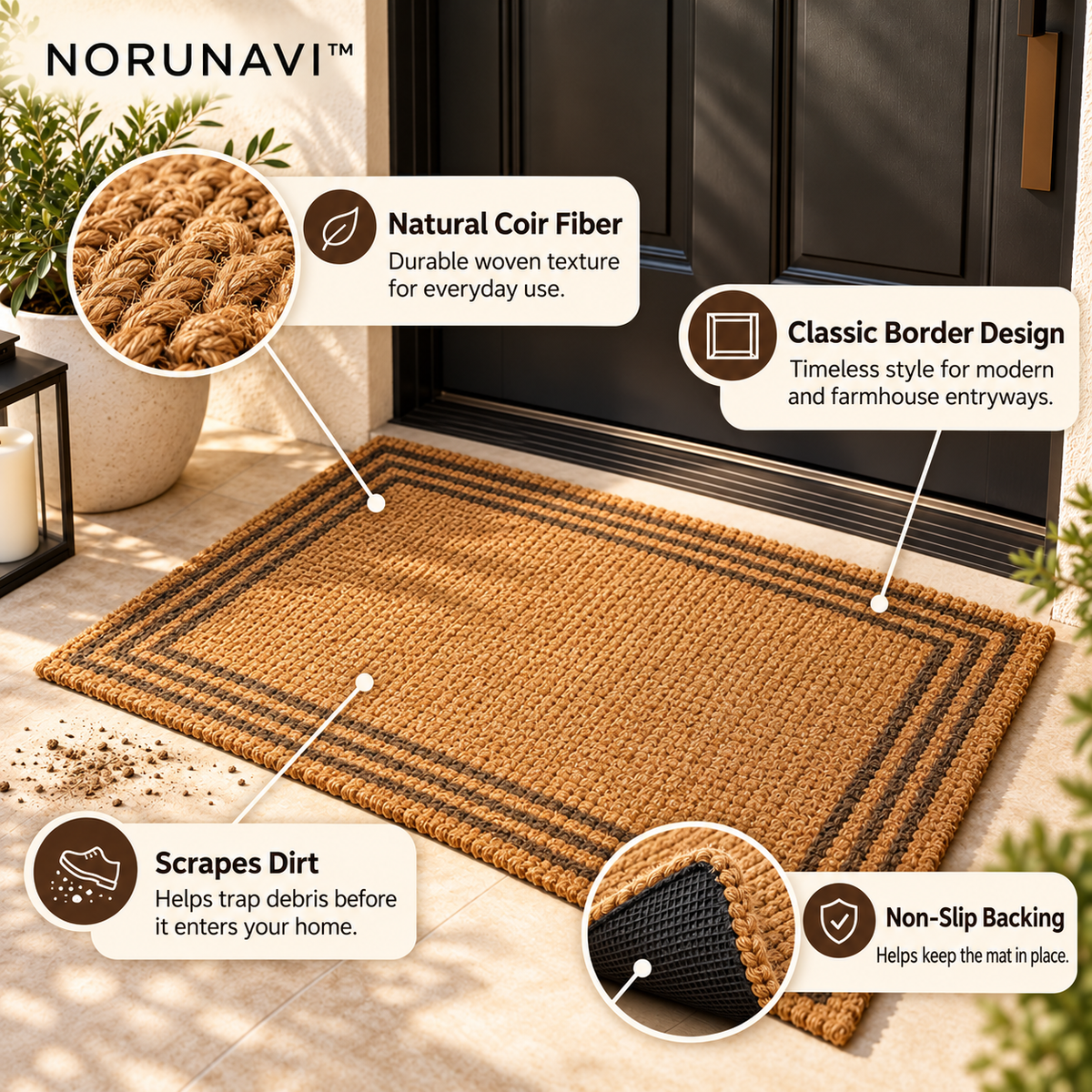 Norunavi™ Terra Natural Fiber Door Mat