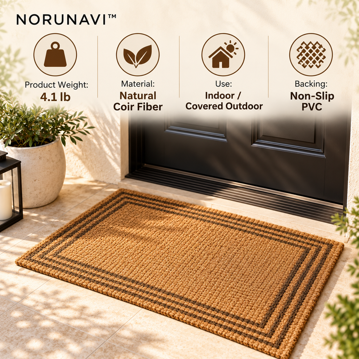 Norunavi™ Terra Natural Fiber Door Mat