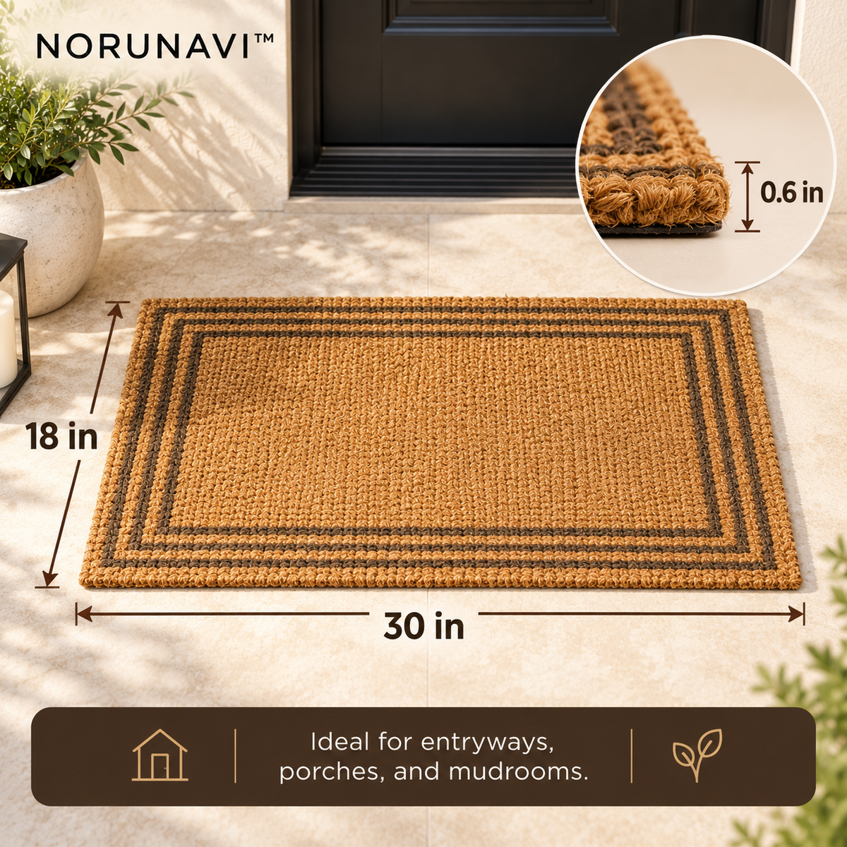 Norunavi™ Terra Natural Fiber Door Mat